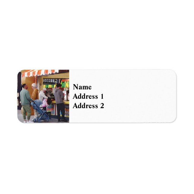 Wildwood NJ - Fries Return Address Label (Front)