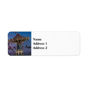 Wildwood NJ – Wave Swing Ride Return Address Label