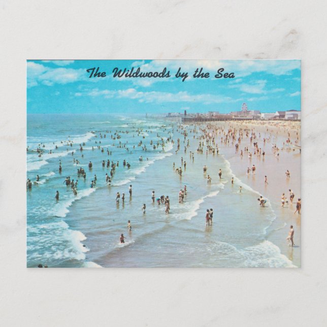 Wildwoods by the Sea, New Jersey Postcard (Front)