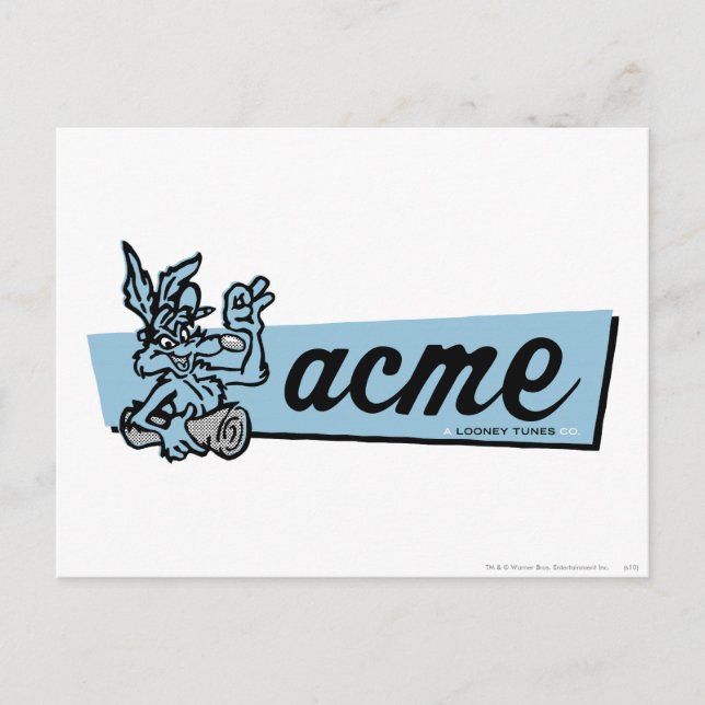 WILE E. COYOTE™ Acme 4 Postcard (Front)