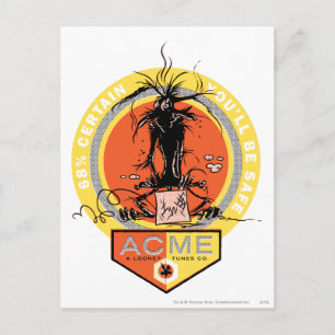 WILE E. COYOTE™ Acme - 68% Certain You'll Be Safe Postcard