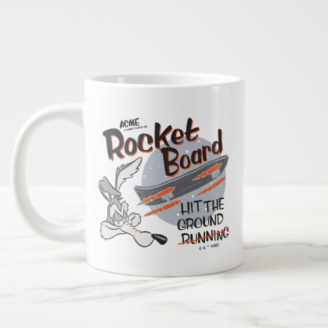 WILE E. COYOTE™ ACME Rocket Board Large Coffee Mug (Left)