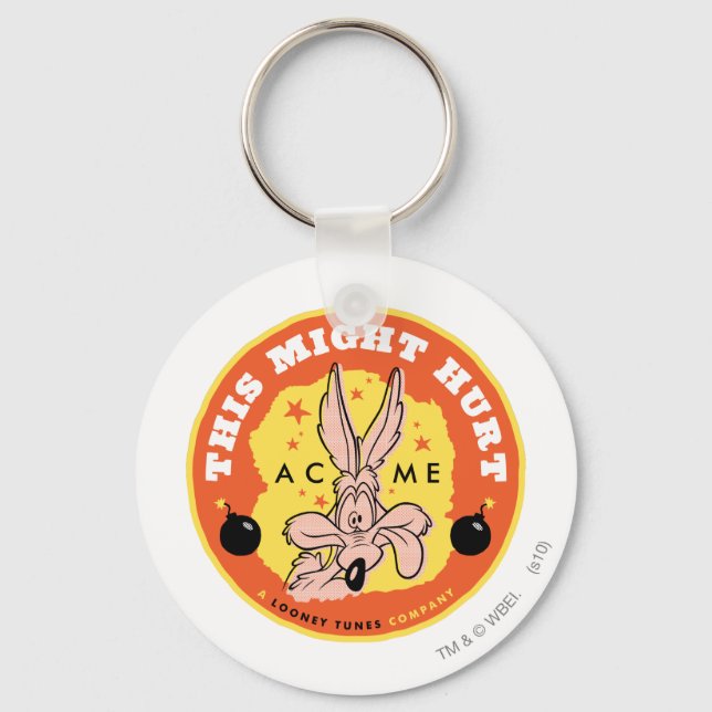 WILE E. COYOTE™ Acme - This Might Hurt Key Ring (Front)