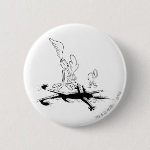 WILE E. COYOTE™ and ROAD RUNNER™ Acme Products 3 6 Cm Round Badge