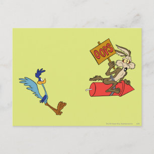 WILE E. COYOTE™ and ROAD RUNNER™ ACME Rocket Postcard