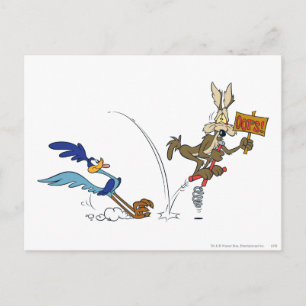 WILE E. COYOTE™ and ROAD RUNNER™ Pogo Stick Postcard