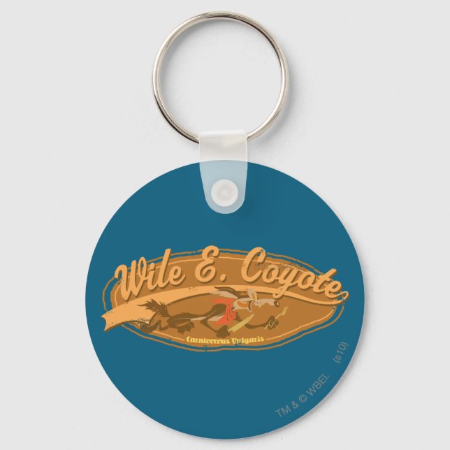 WILE E. COYOTE™ Carnivorous Vulgaris Key Ring (Front)