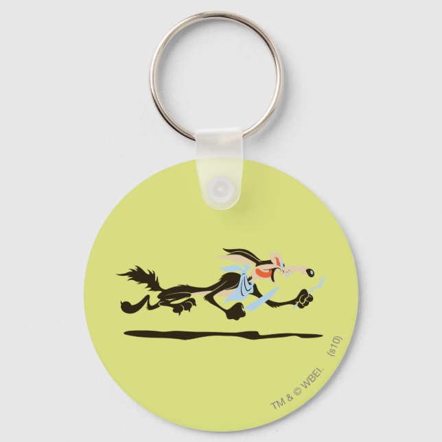 WILE E. COYOTE™ Chasing dinner Key Ring (Front)