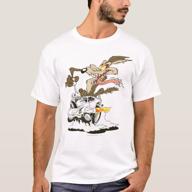 WILE E. COYOTE™ Crazy Driver T-Shirt (Front)
