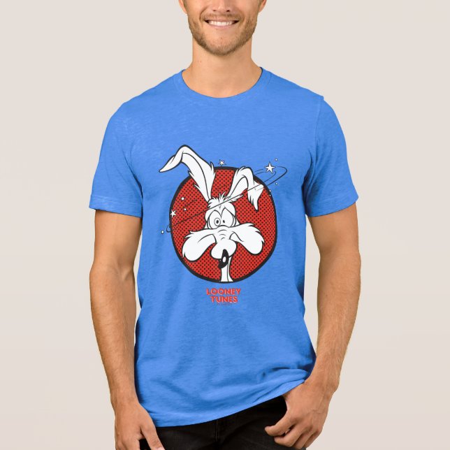 WILE E. COYOTE™ Dotty Icon Tri-Blend Shirt (Front)