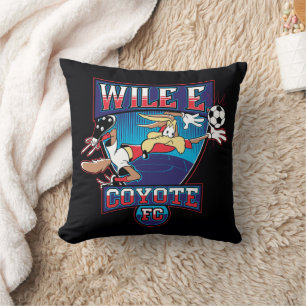 WILE E. COYOTE™ Football Club Badge Cushion