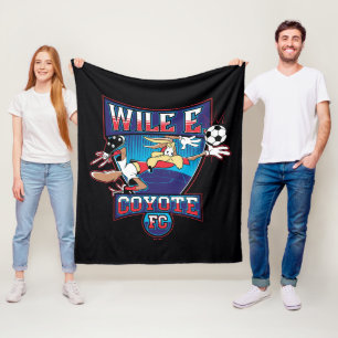 WILE E. COYOTE™ Football Club Badge Fleece Blanket