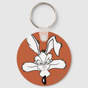 Wile E. Coyote Happy Head Shot Key Ring