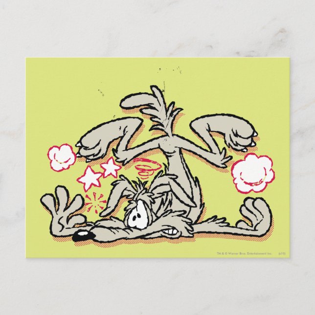WILE E. COYOTE™ Hard Landing Postcard (Front)