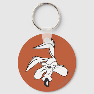 Wile E. Coyote Head Shot Key Ring
