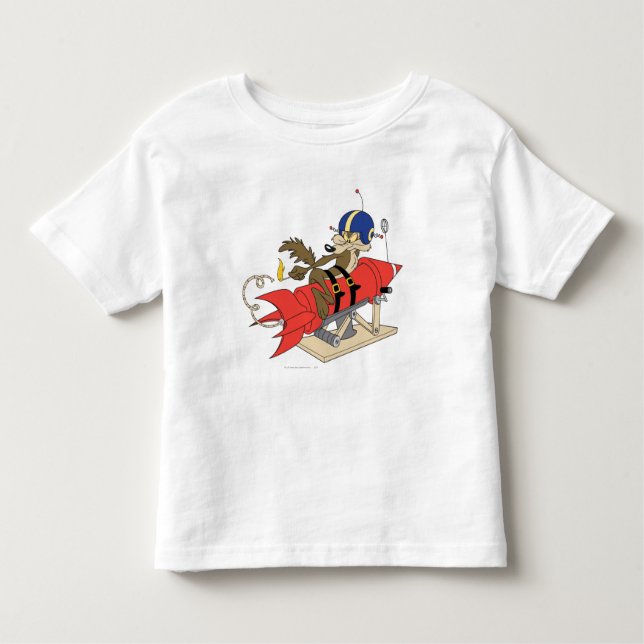 WILE E. COYOTE™ Launching Red Rocket Toddler T-Shirt (Front)