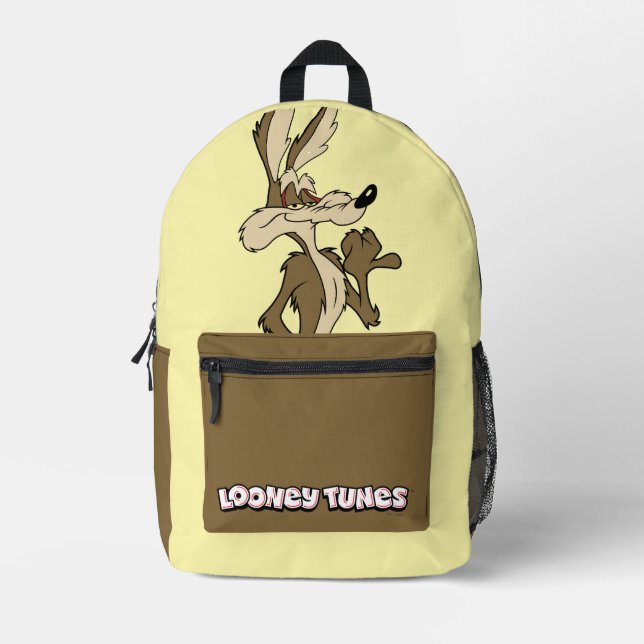 WILE E. COYOTE™ Looking Proud Printed Backpack (Front)