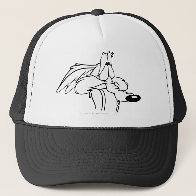 WILE E. COYOTE™ Looking Up Trucker Hat (Front)