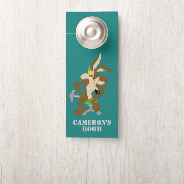 WILE E. COYOTE™ Planning Door Hanger (On Knob)