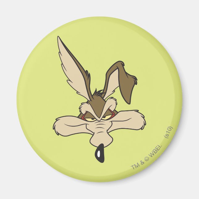 WILE E. COYOTE™ Pleased Head Shot Magnet (Front)