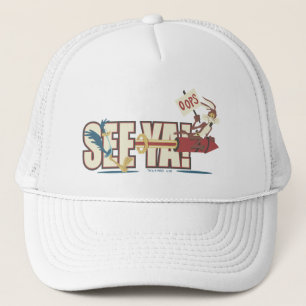 WILE E. COYOTE™ Rocketing Past ROAD RUNNER™ Trucker Hat