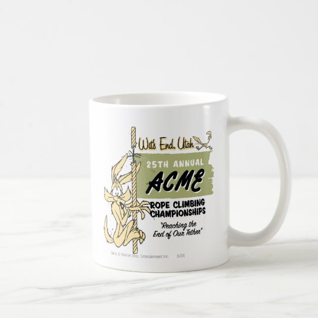 WILE E. COYOTE™ Rope Climbing Championships Coffee Mug (Right)