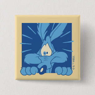 WILE E. COYOTE™ Shocked Expression 15 Cm Square Badge