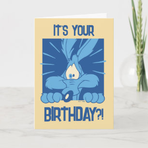 WILE E. COYOTE™ Shocked Expression Card