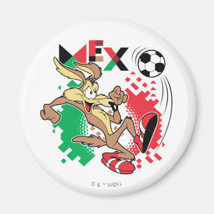 WILE E. COYOTE™ Team Mexico Soccer Graphic Magnet