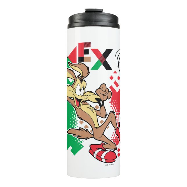 WILE E. COYOTE™ Team Mexico Soccer Graphic Thermal Tumbler (Front)