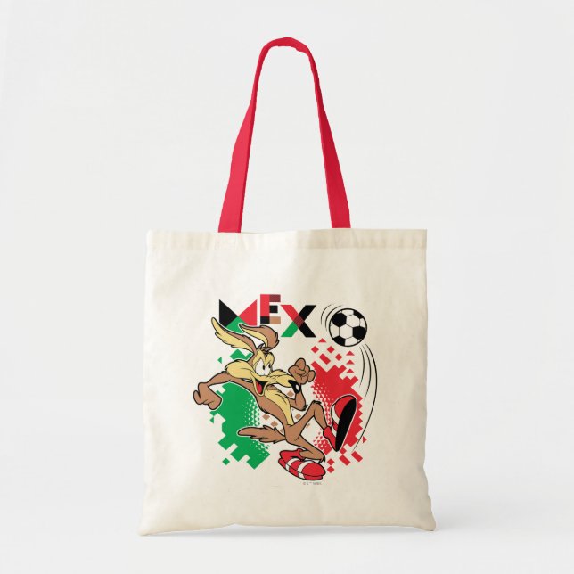 WILE E. COYOTE™ Team Mexico Soccer Graphic Tote Bag (Front)