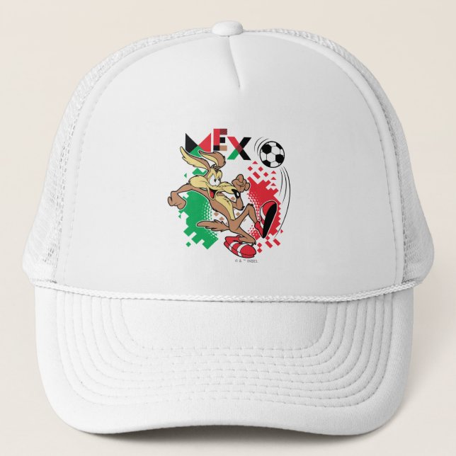 WILE E. COYOTE™ Team Mexico Soccer Graphic Trucker Hat (Front)