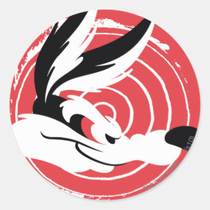 WILE E. COYOTE™ Warner Bros. Presents poster Classic Round Sticker