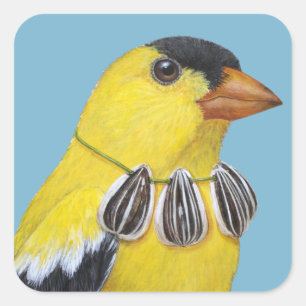 Wiley, the goldfinch stickers
