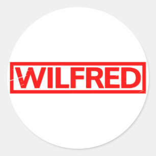 Wilfred Stamp Classic Round Sticker