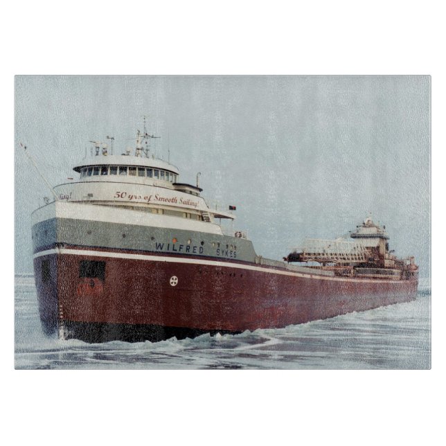 Wilfred Sykes 50 years cutting board (Front)