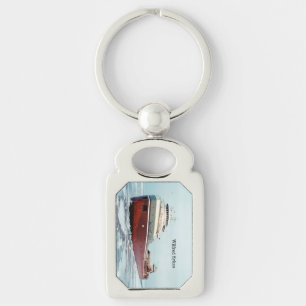Wilfred Sykes 50 years metal key chain
