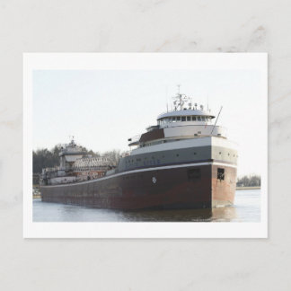 WILFRED SYKES BULK FREIGHTER POSTCARD