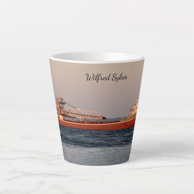 Wilfred Sykes latte mug (Front)