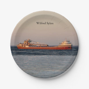Wilfred Sykes paper plate