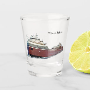 Wilfred Sykes shot glass