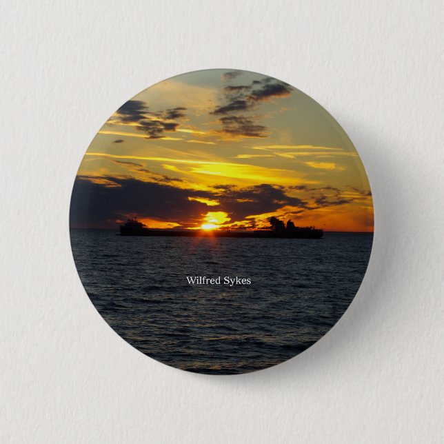 Wilfred Sykes sunset button (Front)