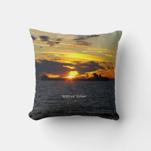 Wilfred Sykes sunset square pillow