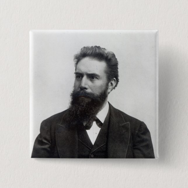 Wilhelm Rontgen 15 Cm Square Badge (Front)