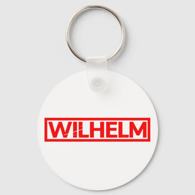 Wilhelm Stamp Key Ring (Front)