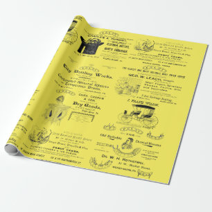 Wilkes-Barre Pennsylvania 1890's advertising Wrapping Paper