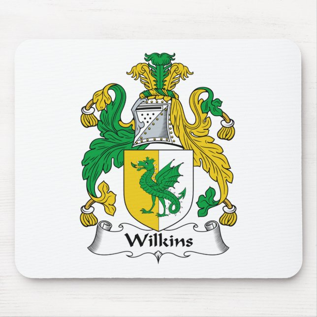 Wilkins Family Crest Mouse Pad (Front)