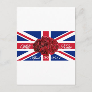 Will and Kate 2011 Limited Edition Commemorative Postcard