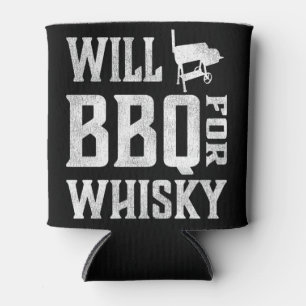 Will BBQ for Whisky – Funny Offset Grillmaster Can Cooler