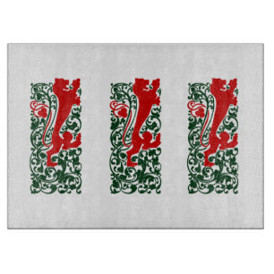 Will Bradley Heraldic Lion Cutting Board